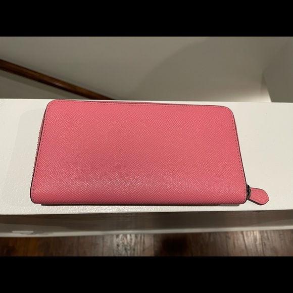 Coach Accordion Wallet - Coral Pink - Picture 3 of 5